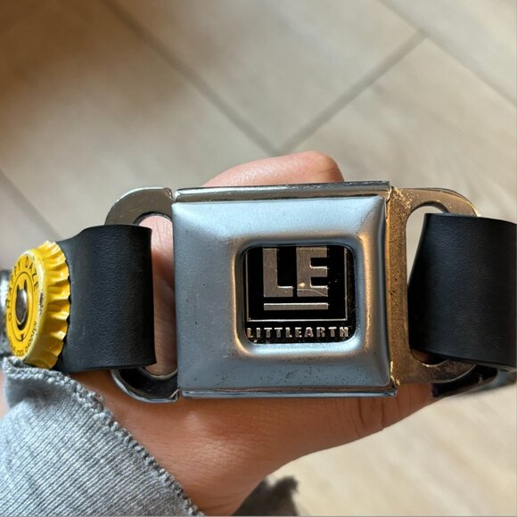 vintage 90s y2k little earth seatbelt bottle cap belt soda cola themed - Picture 4 of 8